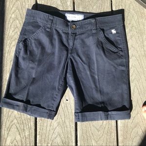Navy Abercrombie shorts size 16